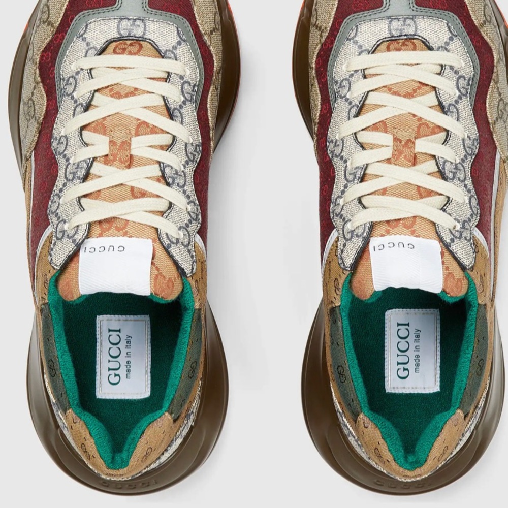 Gucci Rhyton Sneakers. Size 38, fits like a 7.5. With box.